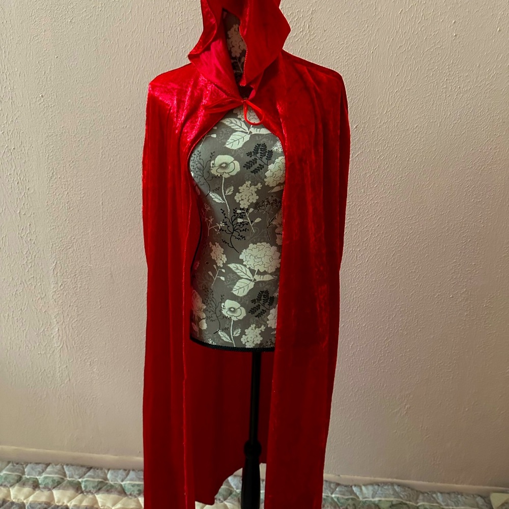 Beautiful rich velveteen cape